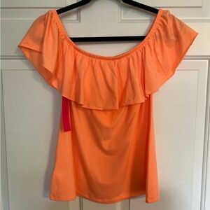 **SOLD**  NWT Lilly Pulitzer La Fortuna Top Size Small Cantaloupe Color